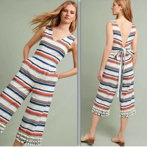 Anthropologie Multicolor Striped Jumpsuit